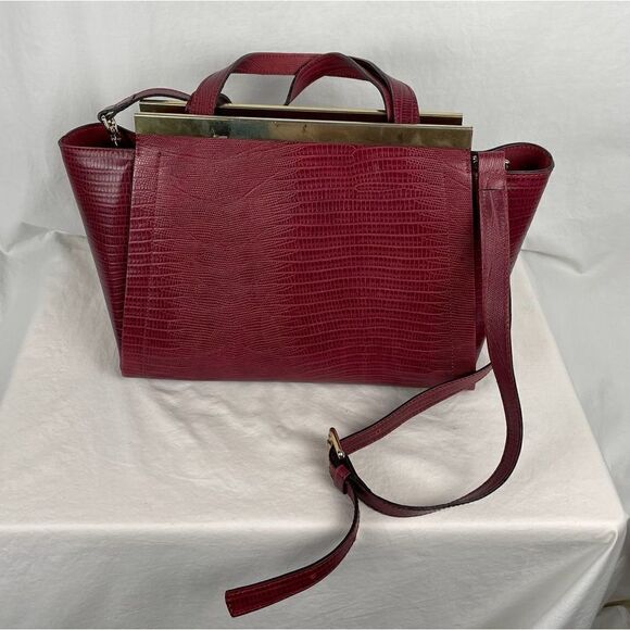 Alessandro Mari Italian Leather Cross Body Purse - Picture 2 of 6